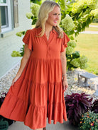 Anticipating Autumn Midi Dress-180 Dresses-The Lovely Closet-The Lovely Closet, Women's Fashion Boutique in Alexandria, KY