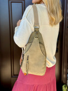 Ultimate Sling Bag Faux Suede - Nikki-290 Bags/Handbags-The Lovely Closet-The Lovely Closet, Women's Fashion Boutique in Alexandria, KY