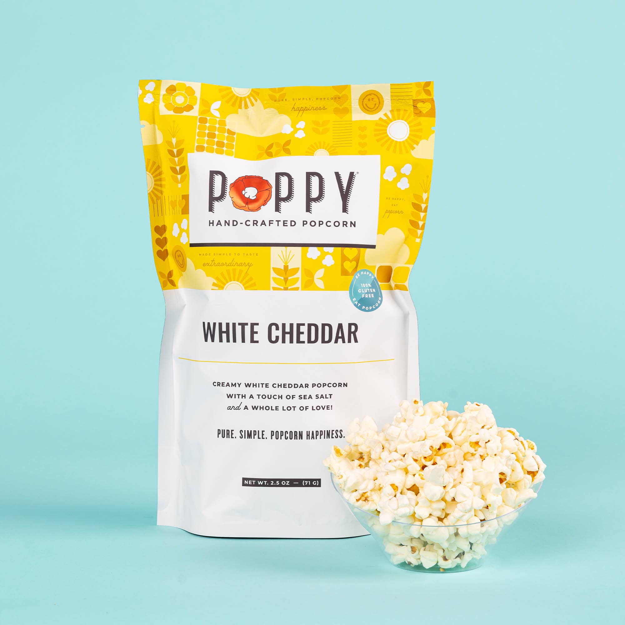 White Cheddar Popcorn-330 Food-Poppy Hand-Crafted Popcorn-The Lovely Closet, Women's Fashion Boutique in Alexandria, KY