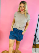 Sand and Sun Twist Knot Top-100 Short Sleeve Tops-GILLI-The Lovely Closet, Women's Fashion Boutique in Alexandria, KY