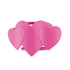 Flat Hair Clip | Medium | Pink Heart to Heart-300 Headwear-TELETIES-The Lovely Closet, Women's Fashion Boutique in Alexandria, KY