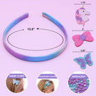 Interchangeable Charm Headband and Hair Clips: Rhinestone Unicorn/Butterfly/Bow-310 Gift-Frog Sac-The Lovely Closet, Women's Fashion Boutique in Alexandria, KY