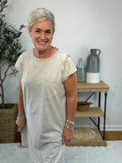 Going With Me Dress - Taupe-180 Dresses-The Lovely Closet-The Lovely Closet, Women's Fashion Boutique in Alexandria, KY