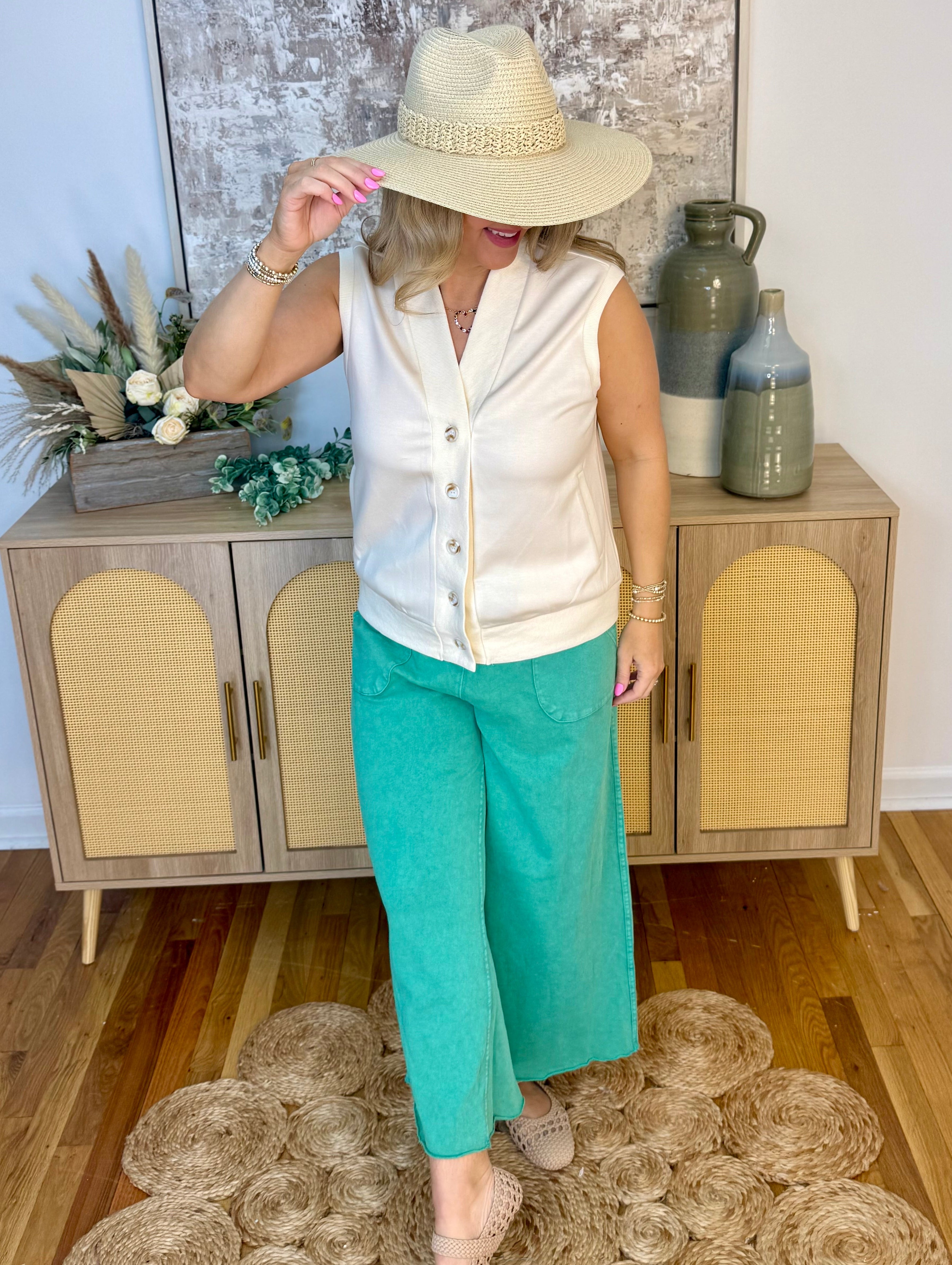 Got it Together Vest-120 Sleeveless Tops-Doe and Rae-The Lovely Closet, Women's Fashion Boutique in Alexandria, KY