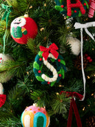 Initial Wreath Ornaments-350 Holiday-Shiraleah-The Lovely Closet, Women's Fashion Boutique in Alexandria, KY