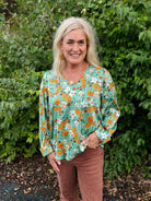 FINAL SALE Waiting for Fall Days Blouse-110 Long Sleeve Top-The Lovely Closet-The Lovely Closet, Women's Fashion Boutique in Alexandria, KY