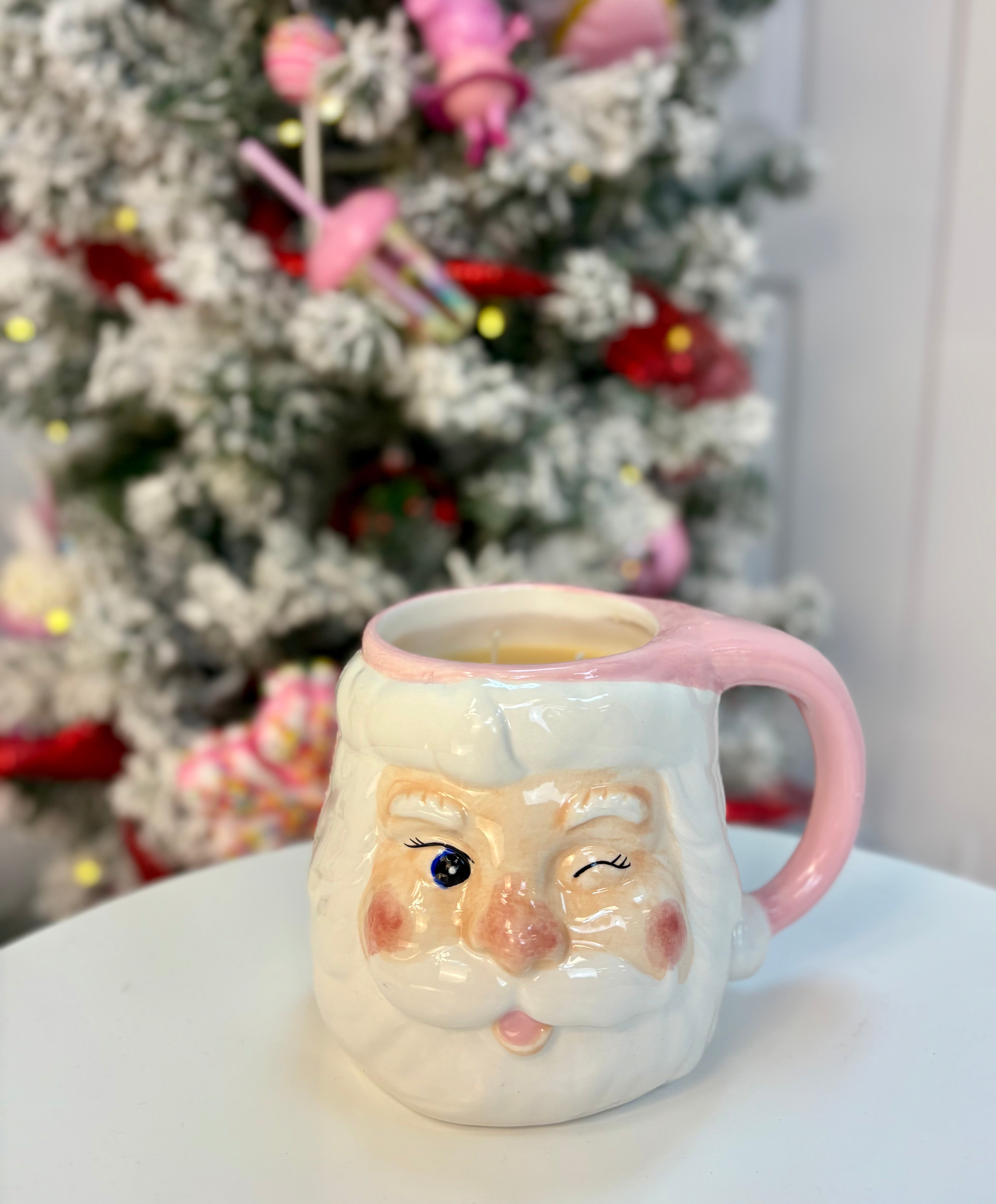 Sweet Grace Santa Mug Candle Combo-350 Holiday-Bridgewater Candle Co.-The Lovely Closet, Women's Fashion Boutique in Alexandria, KY