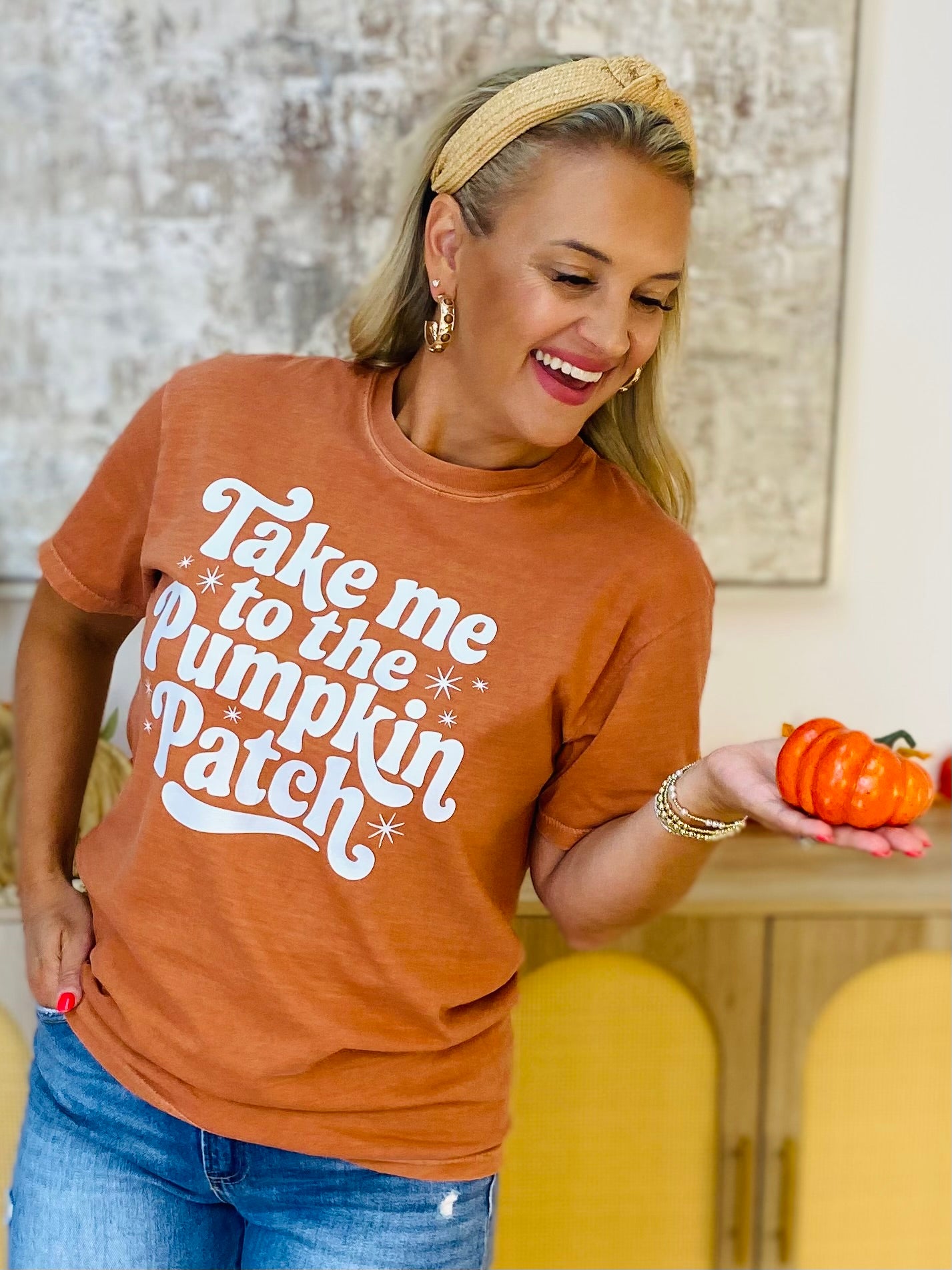 FINAL SALE Take Me to the Pumpkin Patch Tee-130 Graphics-The Lovely Closet-The Lovely Closet, Women's Fashion Boutique in Alexandria, KY