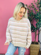 Blushing Sweater-140 Sweaters-The Lovely Closet-The Lovely Closet, Women's Fashion Boutique in Alexandria, KY