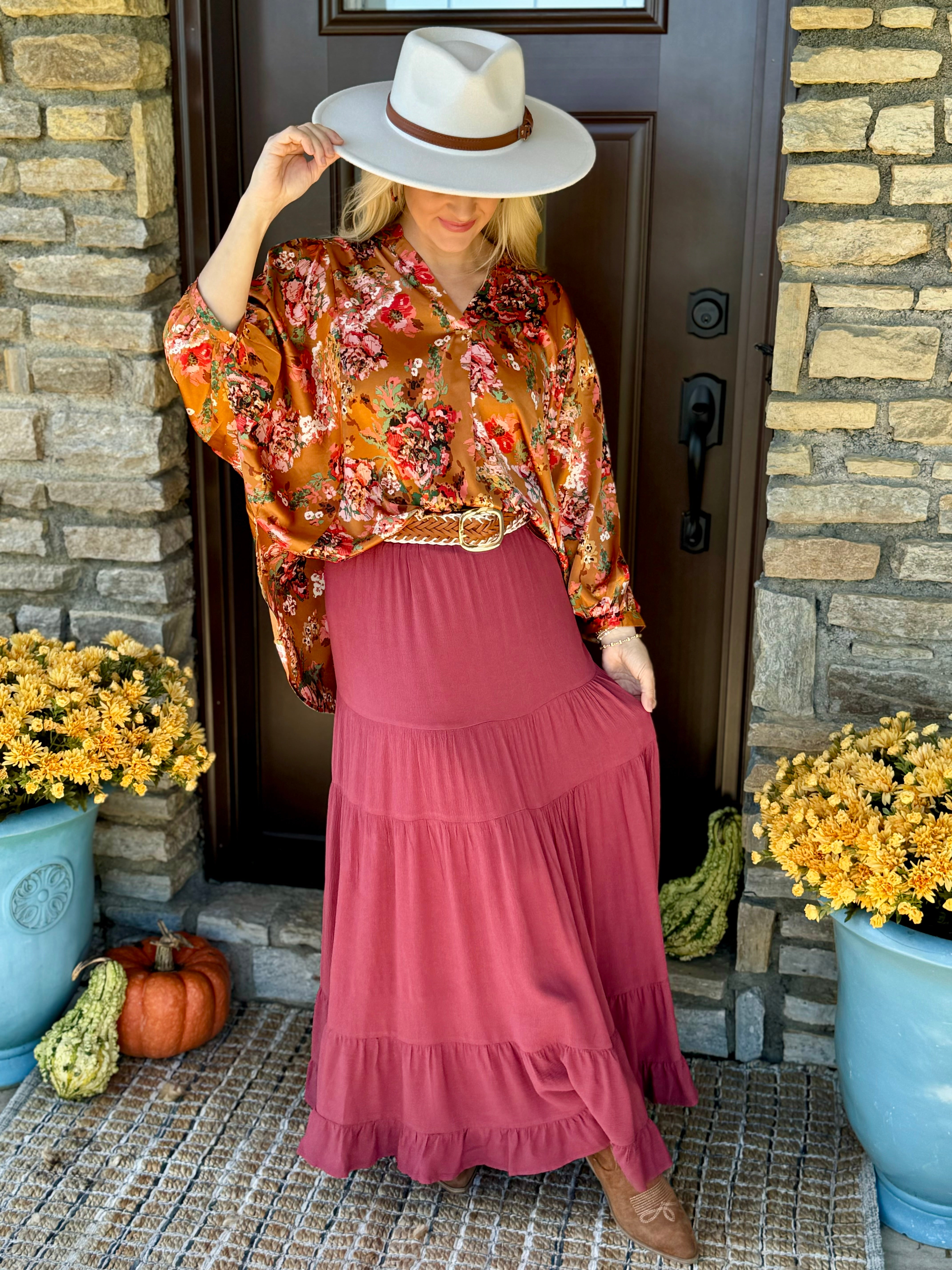 FINAL SALE - Autumn Colors Have Arrived Top-110 Long Sleeve Top-The Lovely Closet-The Lovely Closet, Women's Fashion Boutique in Alexandria, KY