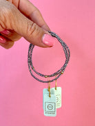 Silver Hematite 2mm-260 eNewton-eNewton-The Lovely Closet, Women's Fashion Boutique in Alexandria, KY