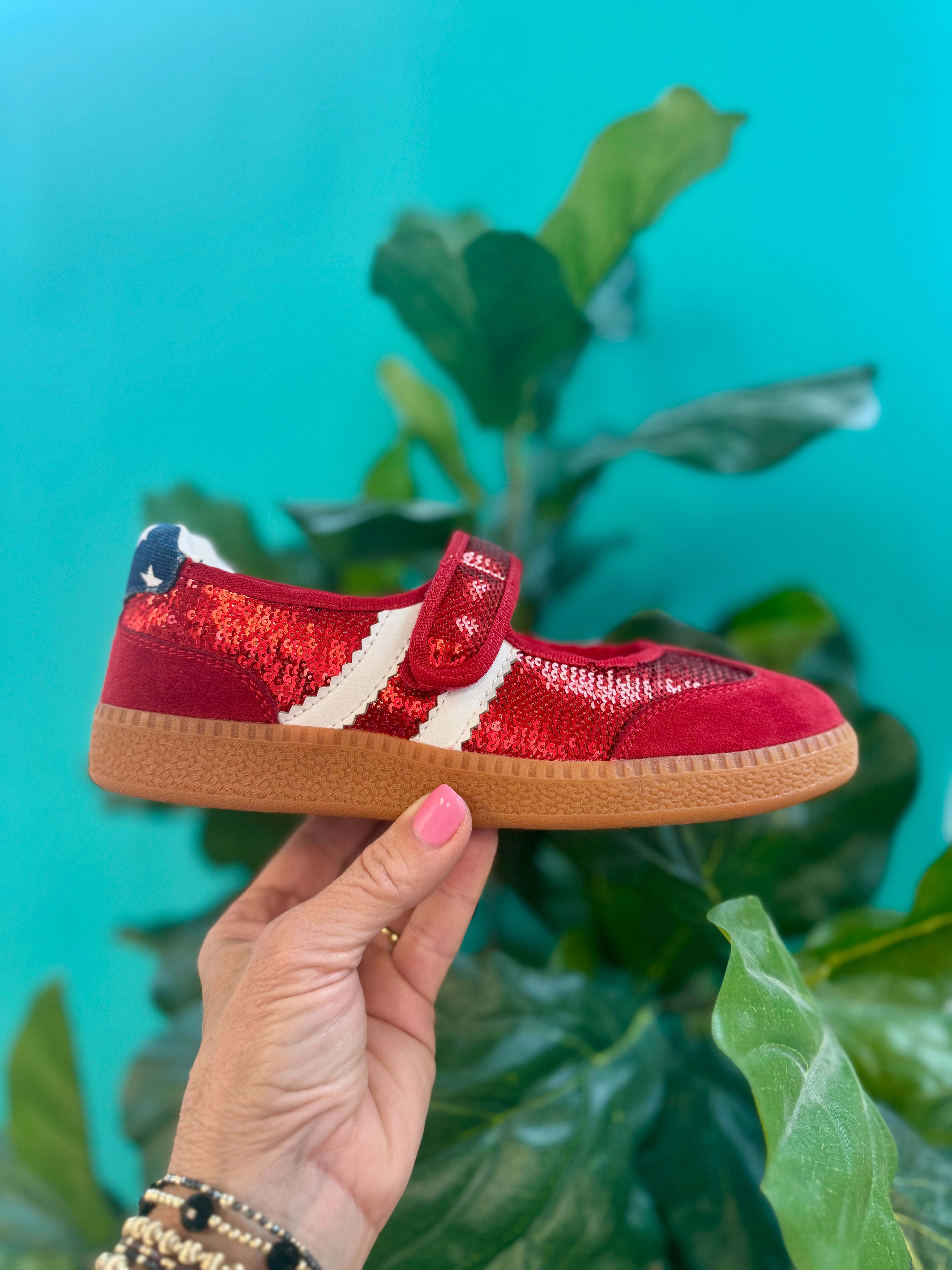 Corkys Americana Calm Down Sneakers-270 Shoes-Corkys-The Lovely Closet, Women's Fashion Boutique in Alexandria, KY