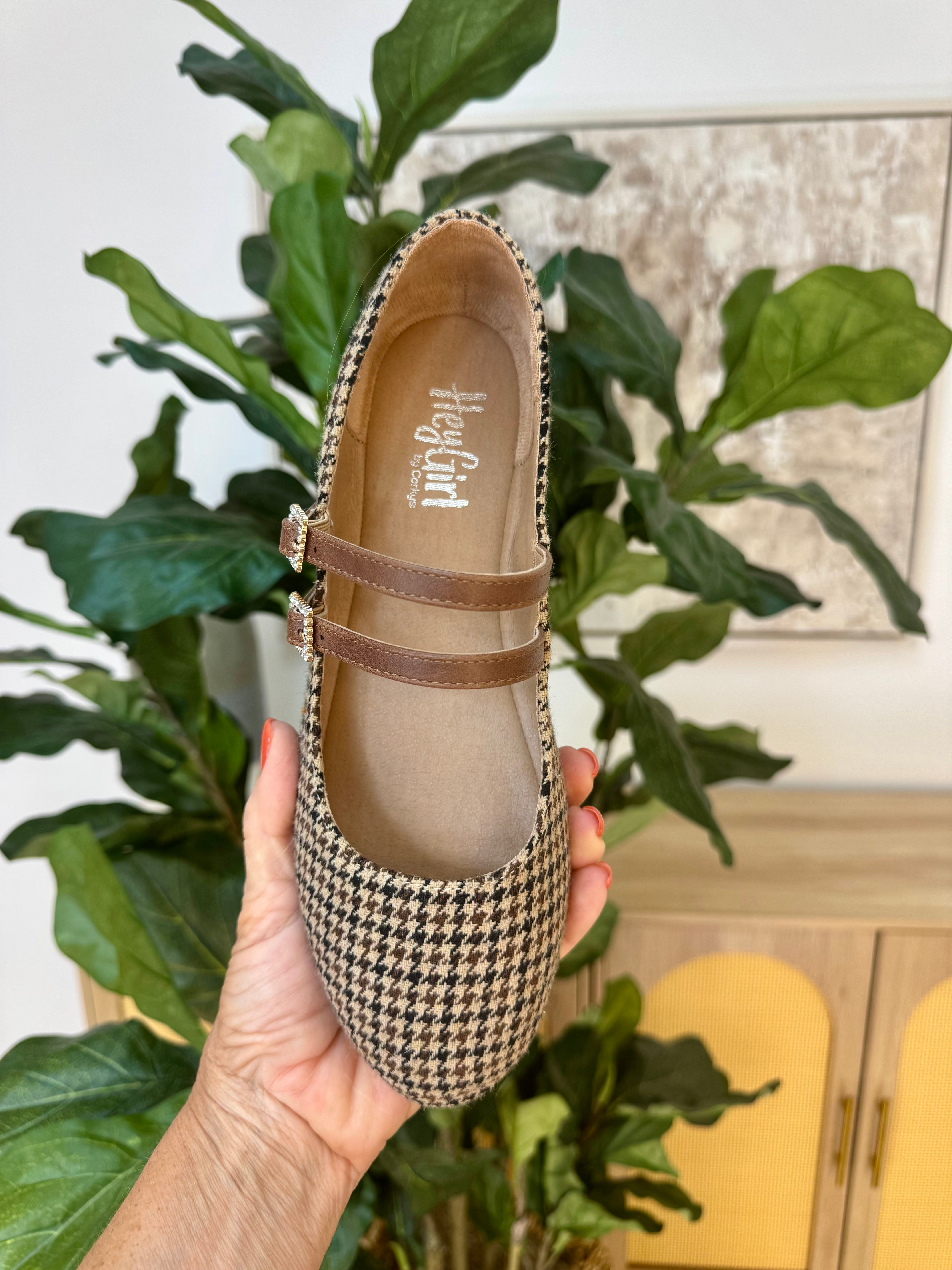 FINAL SALE Corkys Own it - Black Houndstooth-270 Shoes-Corkys-The Lovely Closet, Women's Fashion Boutique in Alexandria, KY