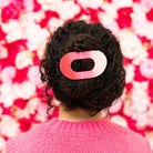 Flat Round Hair Clip | Large | Kiss & Tell-300 Headwear-TELETIES-The Lovely Closet, Women's Fashion Boutique in Alexandria, KY