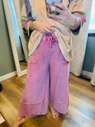 My Fave Comfy Pants - Wild Berry-240 Pants-easel-The Lovely Closet, Women's Fashion Boutique in Alexandria, KY