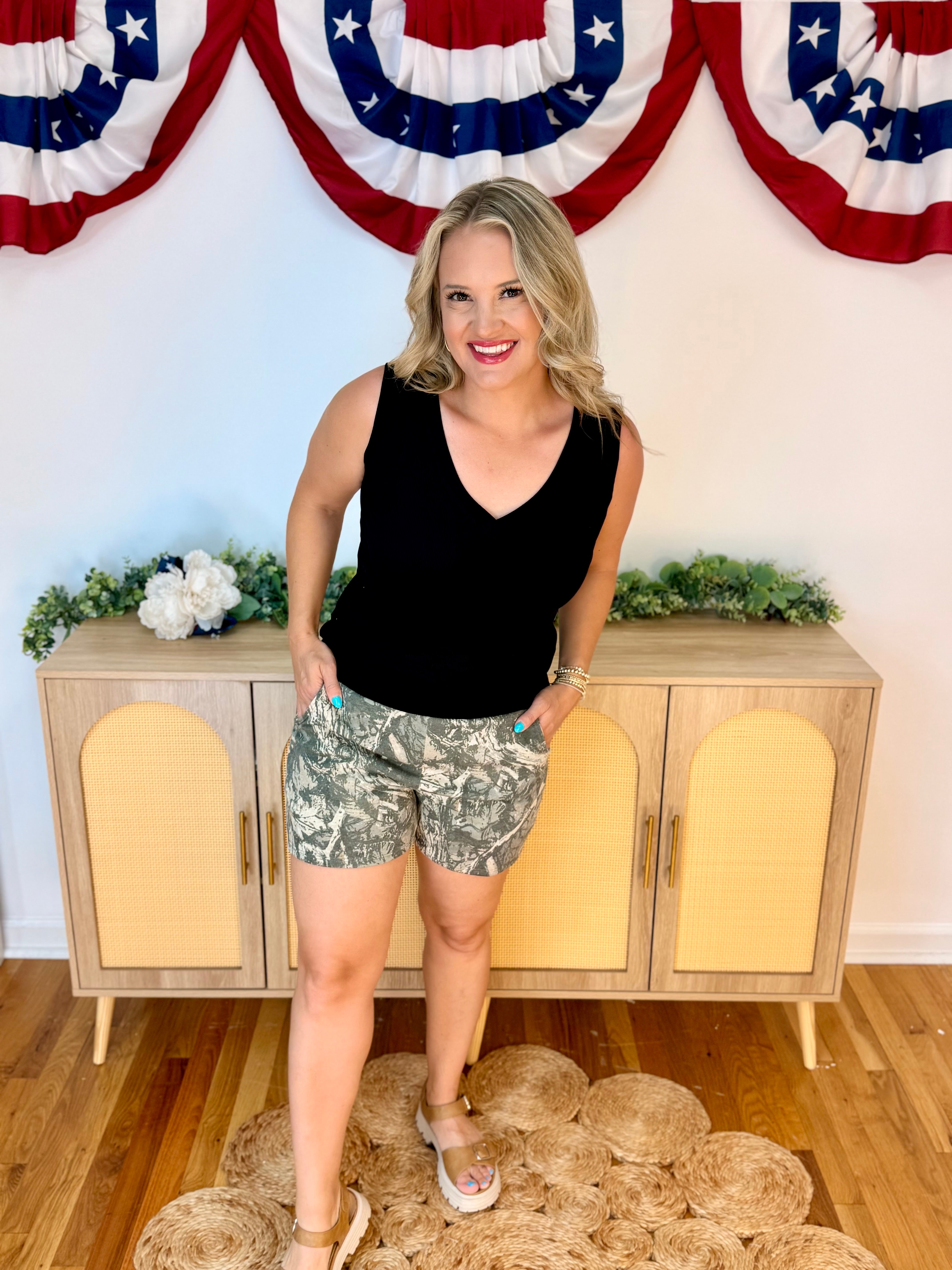 Camo Shorts-230 Skirts/Shorts-The Lovely Closet-The Lovely Closet, Women's Fashion Boutique in Alexandria, KY