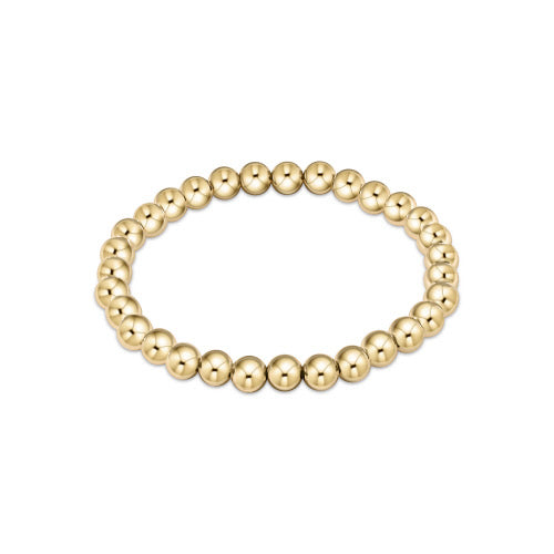 Classic Gold 6mm Bead Bracelet-260 eNewton-eNewton-The Lovely Closet, Women's Fashion Boutique in Alexandria, KY