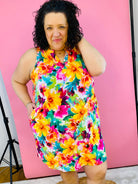 The Lucy Dress - Sunburst Floral-180 Dresses-Dear Scarlett-The Lovely Closet, Women's Fashion Boutique in Alexandria, KY