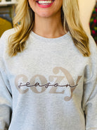 *Pre-Order* Cozy Season Graphic Crewneck-150 Sweatshirts-The Lovely Closet-The Lovely Closet, Women's Fashion Boutique in Alexandria, KY