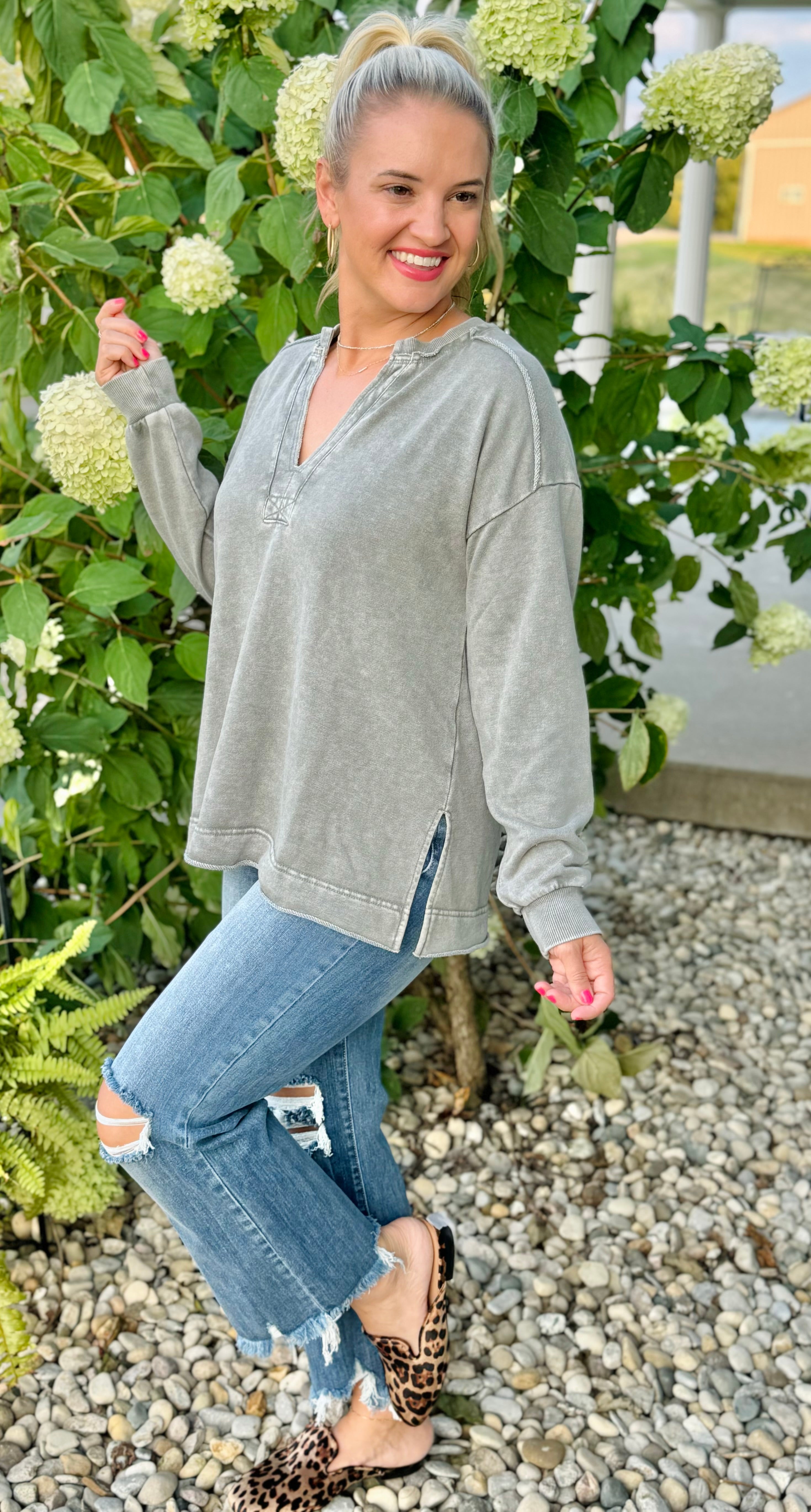 Going Back Home Pullover-110 Long Sleeve Top-The Lovely Closet-The Lovely Closet, Women's Fashion Boutique in Alexandria, KY