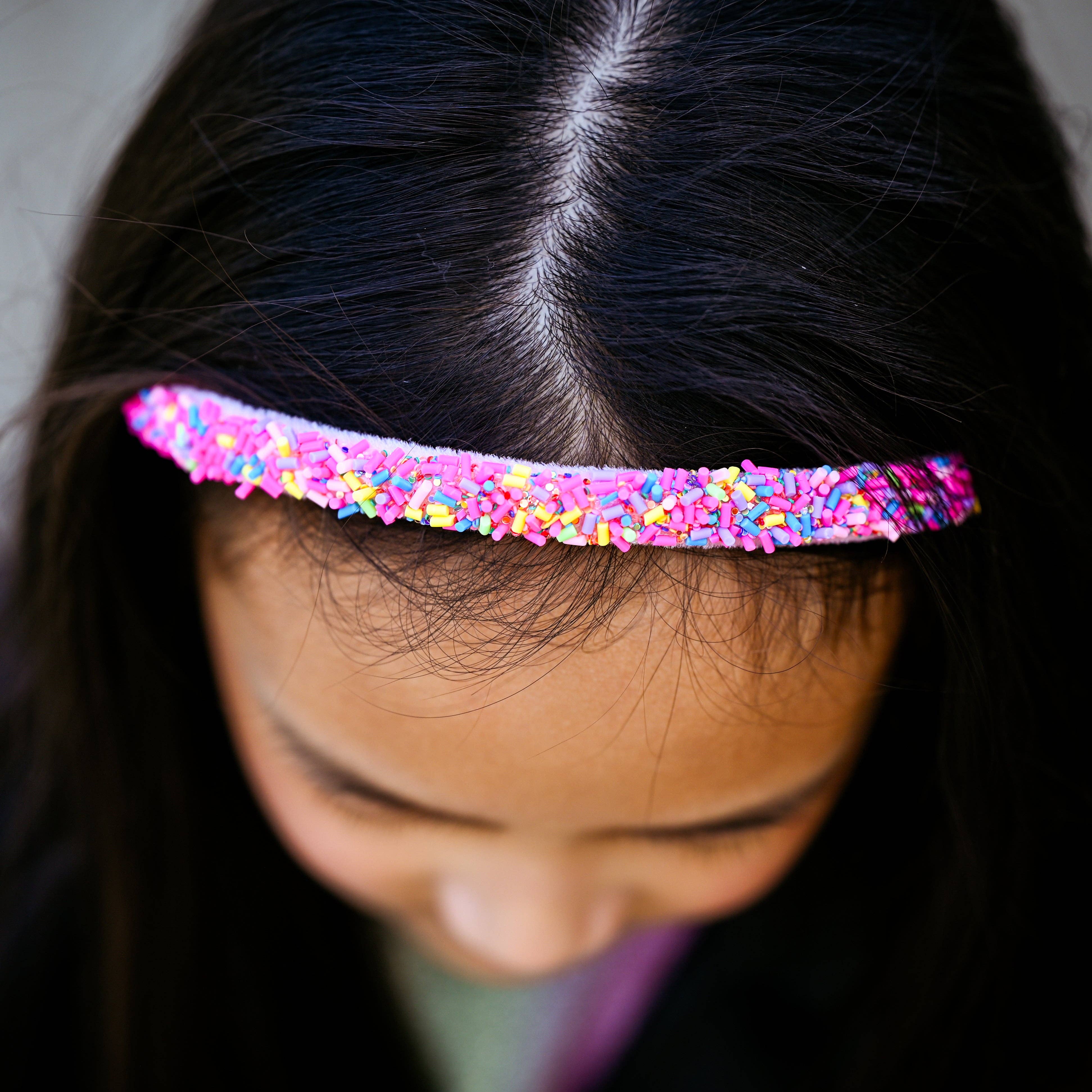 Thin Sprinkle Headband - Purple-310 Gift-Frog Sac-The Lovely Closet, Women's Fashion Boutique in Alexandria, KY