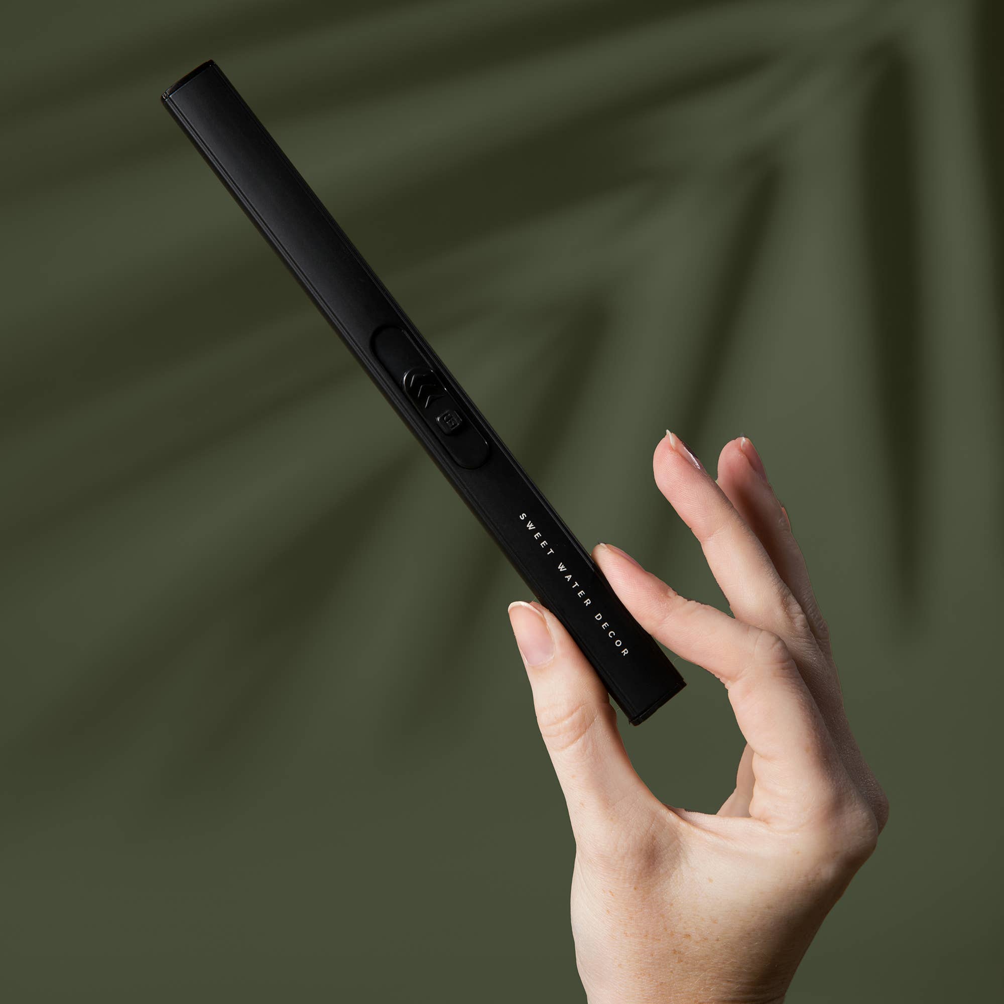 Black Rechargeable Electric Lighter-310 Gift-Sweet Water Decor-The Lovely Closet, Women's Fashion Boutique in Alexandria, KY