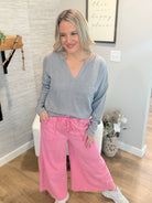 Cozy Day Long Sleeve Top-110 Long Sleeve Top-bibi-The Lovely Closet, Women's Fashion Boutique in Alexandria, KY