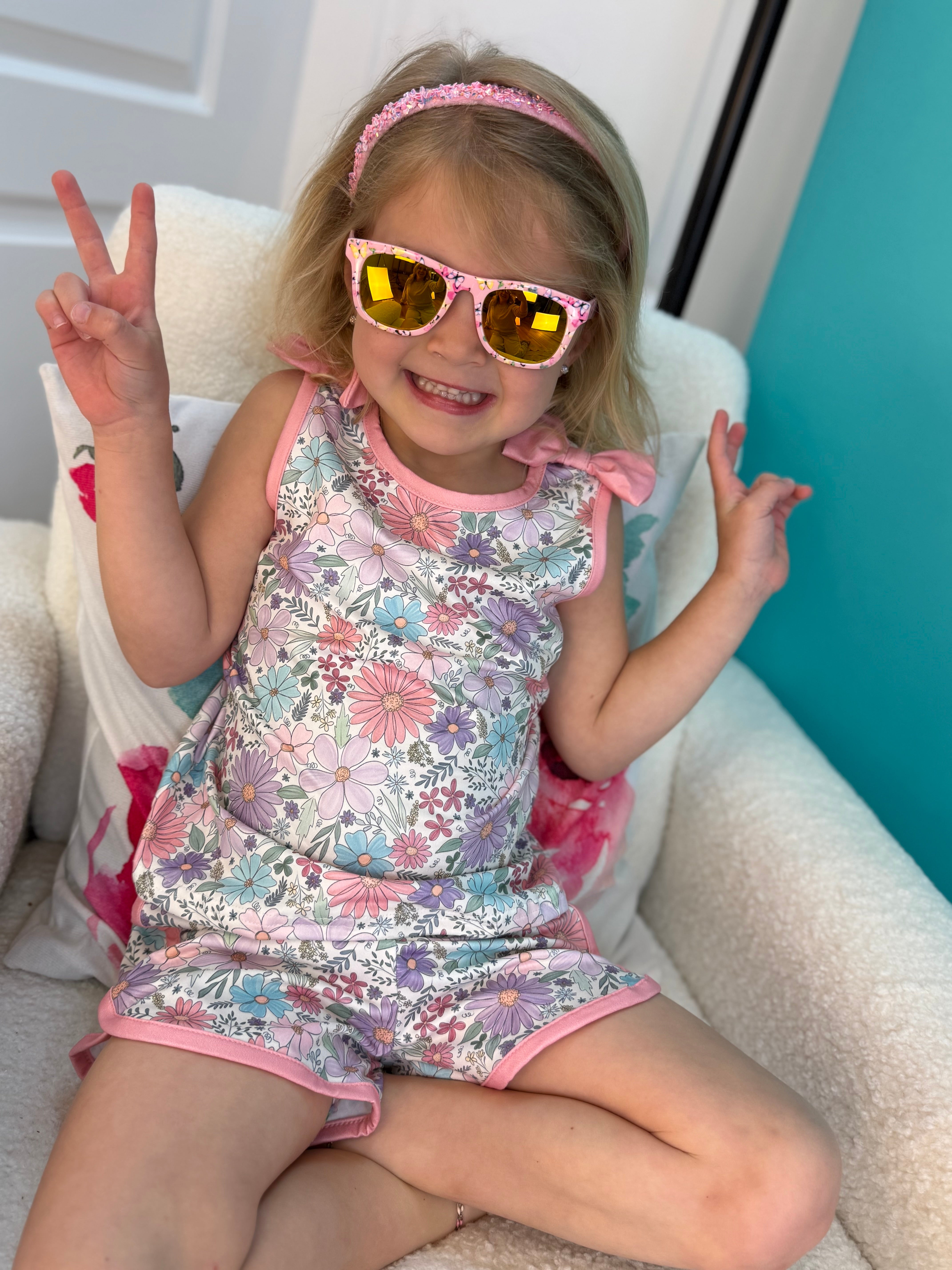 Kids Butterfly Pattern Sunnies-360 Carolines Closet-The Lovely Closet-The Lovely Closet, Women's Fashion Boutique in Alexandria, KY