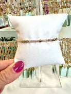 Worthy Pattern 3mm Gemstone-bracelet-eNewton-The Lovely Closet, Women's Fashion Boutique in Alexandria, KY