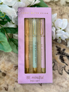 Be Mindful Pen Set-Pens-The Lovely Closet-The Lovely Closet, Women's Fashion Boutique in Alexandria, KY