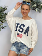 USA Pullover-pullover-The Lovely Closet-The Lovely Closet, Women's Fashion Boutique in Alexandria, KY