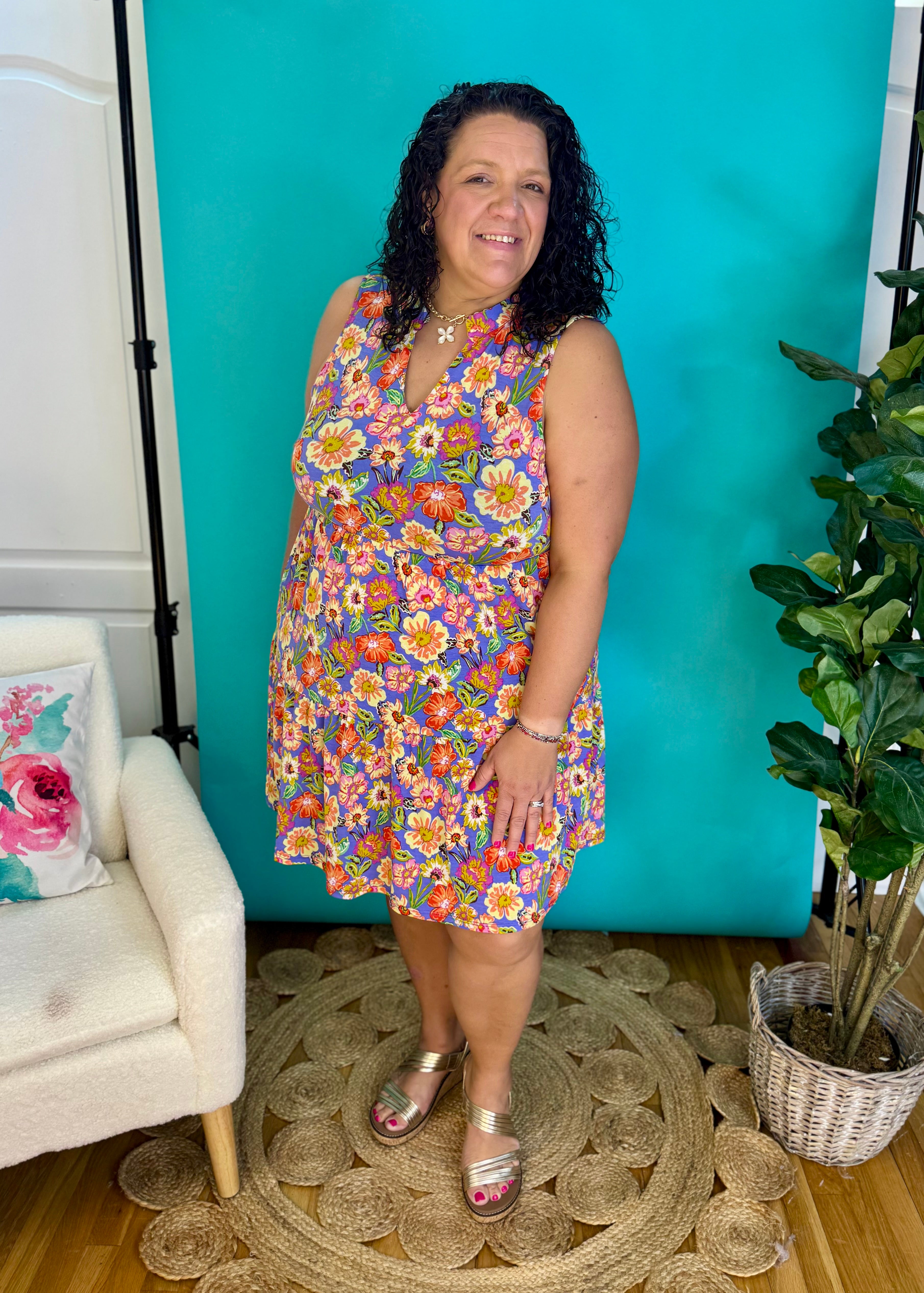 Summer Pop Lizzy Dress-180 Dresses-Dear Scarlett-The Lovely Closet, Women's Fashion Boutique in Alexandria, KY