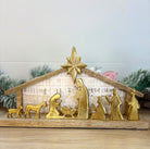 Nativity Scene Gold Large-350 Holiday-Mary Square-The Lovely Closet, Women's Fashion Boutique in Alexandria, KY