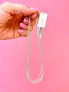 Bright Silver Hematite Choker-260 eNewton-eNewton-The Lovely Closet, Women's Fashion Boutique in Alexandria, KY