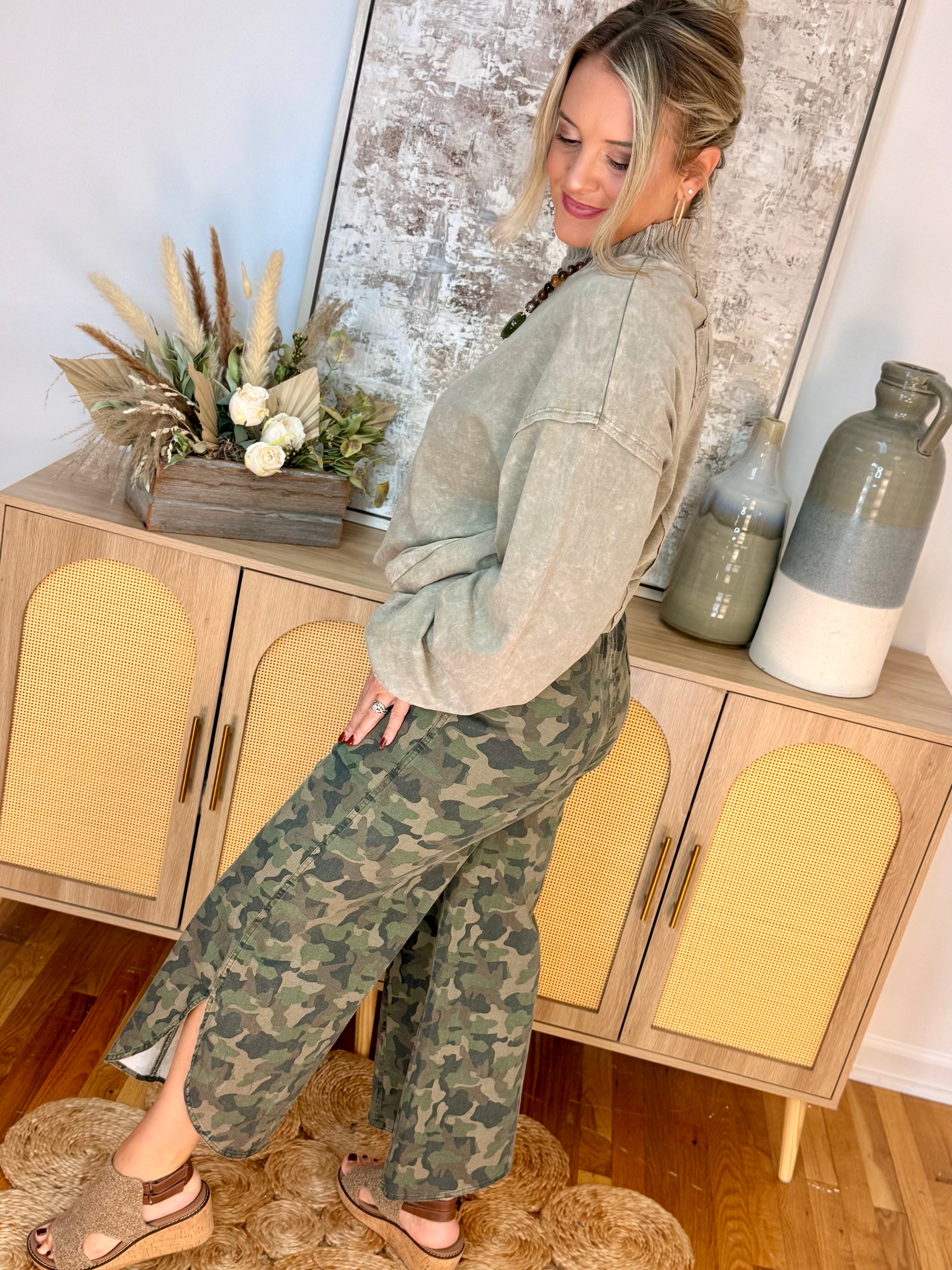 Camo All Day Pants-240 Pants-The Lovely Closet-The Lovely Closet, Women's Fashion Boutique in Alexandria, KY