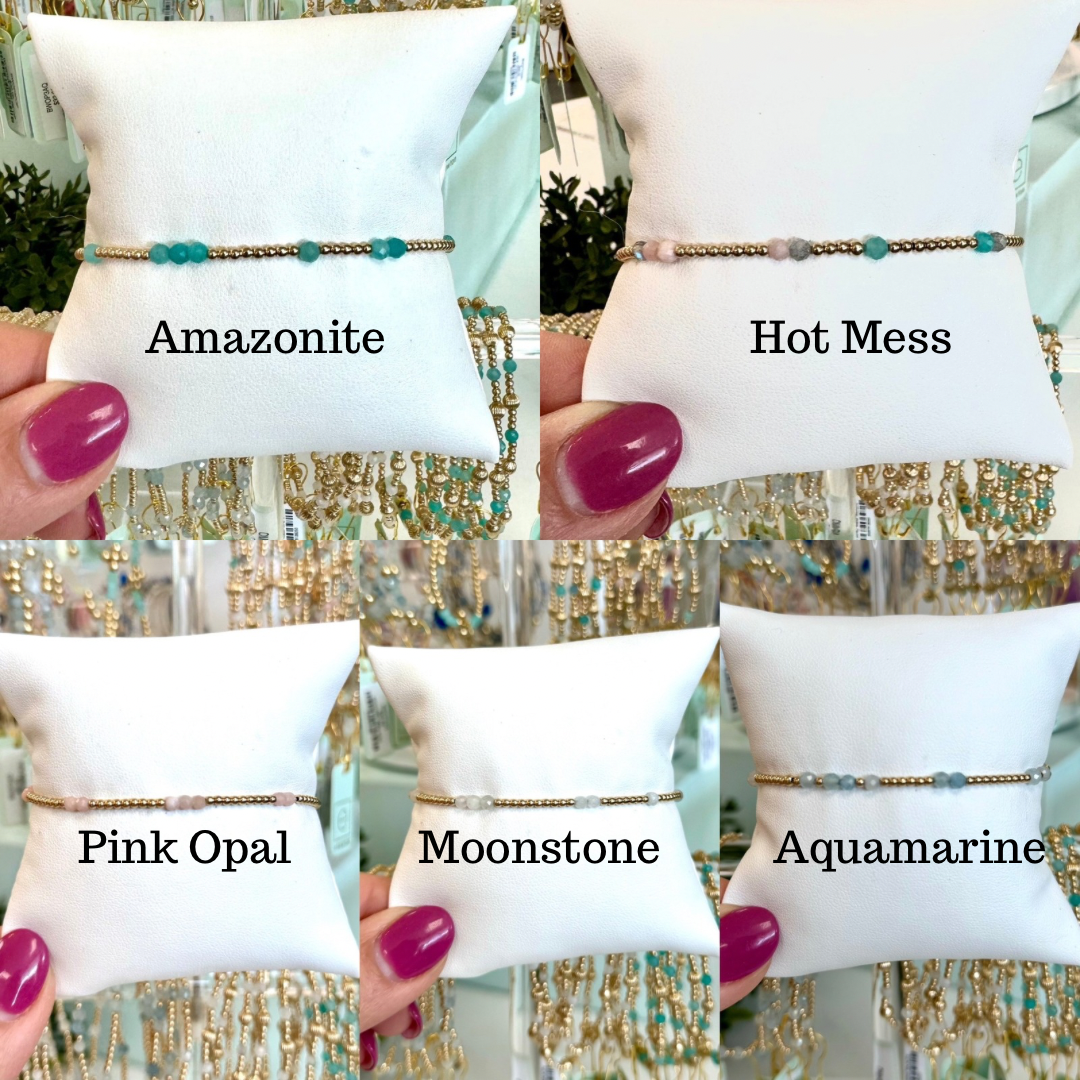 Hope Unwritten Gemstone Bracelet-260 eNewton-eNewton-The Lovely Closet, Women's Fashion Boutique in Alexandria, KY