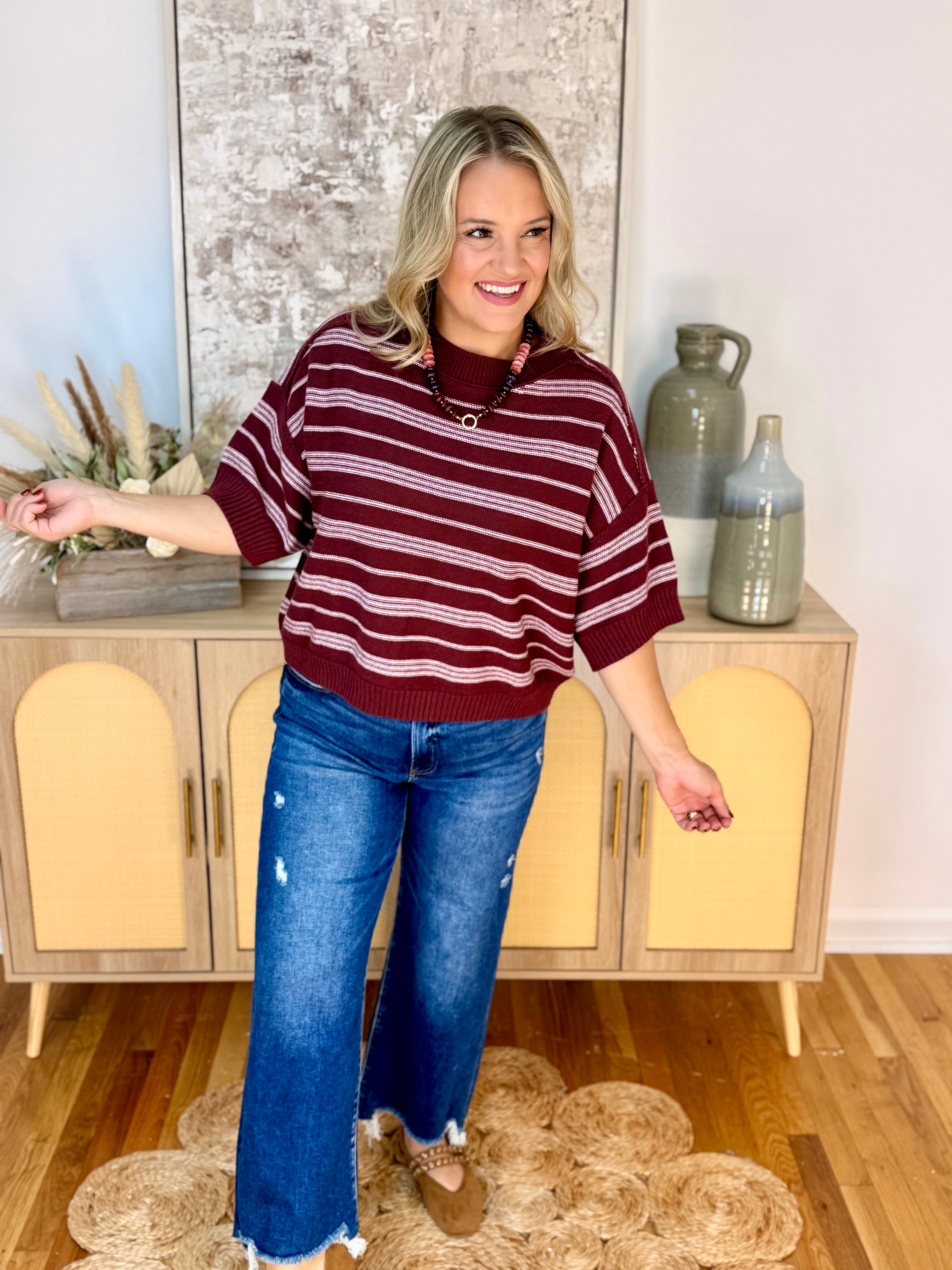 Vineyard Weekend Sweater-140 Sweaters-She + Sky-The Lovely Closet, Women's Fashion Boutique in Alexandria, KY