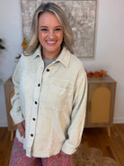 Urban Edge Oversized Shacket-170 Jackets/Outerwear-La Miel-The Lovely Closet, Women's Fashion Boutique in Alexandria, KY
