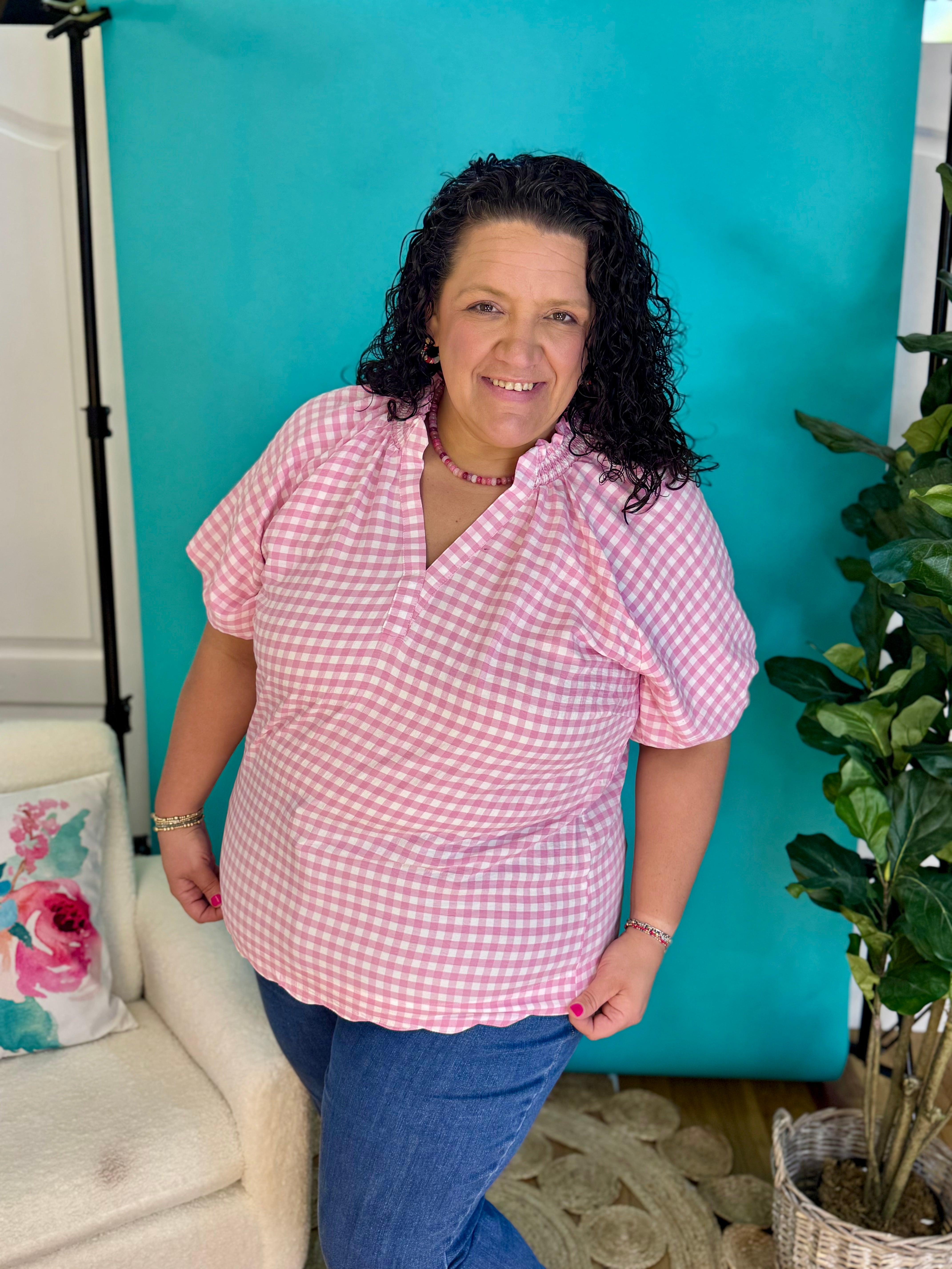 Secret Garden Top - Peony-120 Sleeveless Tops-umgee-The Lovely Closet, Women's Fashion Boutique in Alexandria, KY