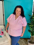 Secret Garden Top - Peony-120 Sleeveless Tops-umgee-The Lovely Closet, Women's Fashion Boutique in Alexandria, KY