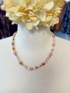 Cotton Candy Beaded Necklace-280 Accessories-judson-The Lovely Closet, Women's Fashion Boutique in Alexandria, KY