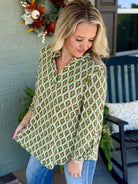 Lizzy - Fall Floral Print Top-110 Long Sleeve Top-Dear Scarlett-The Lovely Closet, Women's Fashion Boutique in Alexandria, KY