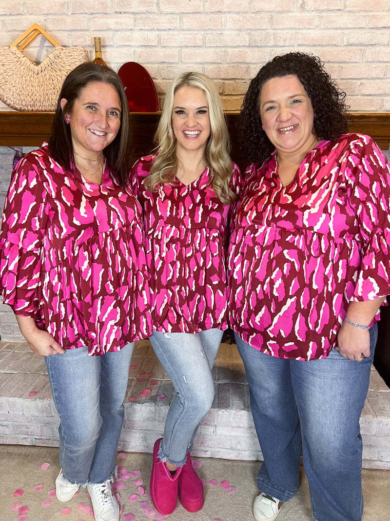 Wild In Love Top-The Lovely Closet-The Lovely Closet, Women's Fashion Boutique in Alexandria, KY