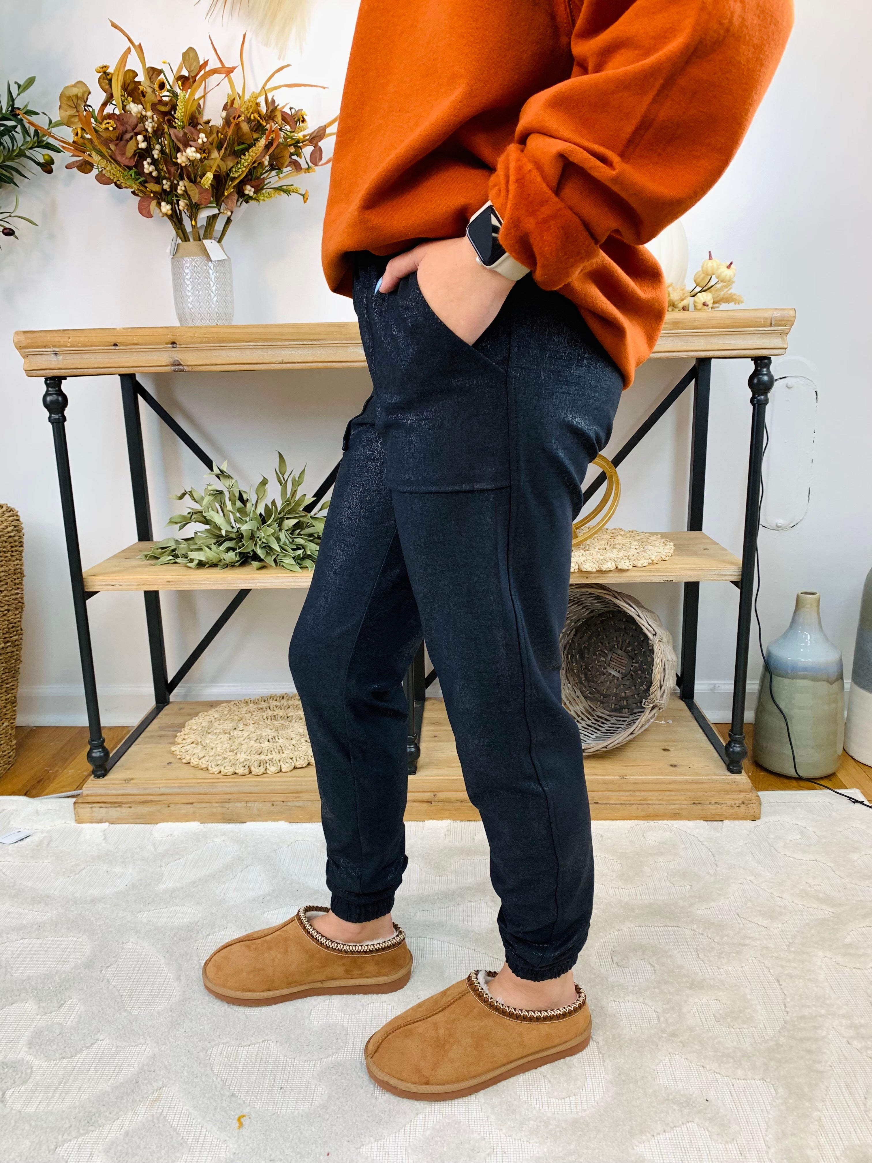 FINAL SALE - Must Have Pebble Jogger-220 Joggers/Leggings-The Lovely Closet-The Lovely Closet, Women's Fashion Boutique in Alexandria, KY