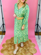 Lemon Lime Midi Dress-180 Dresses-easel-The Lovely Closet, Women's Fashion Boutique in Alexandria, KY