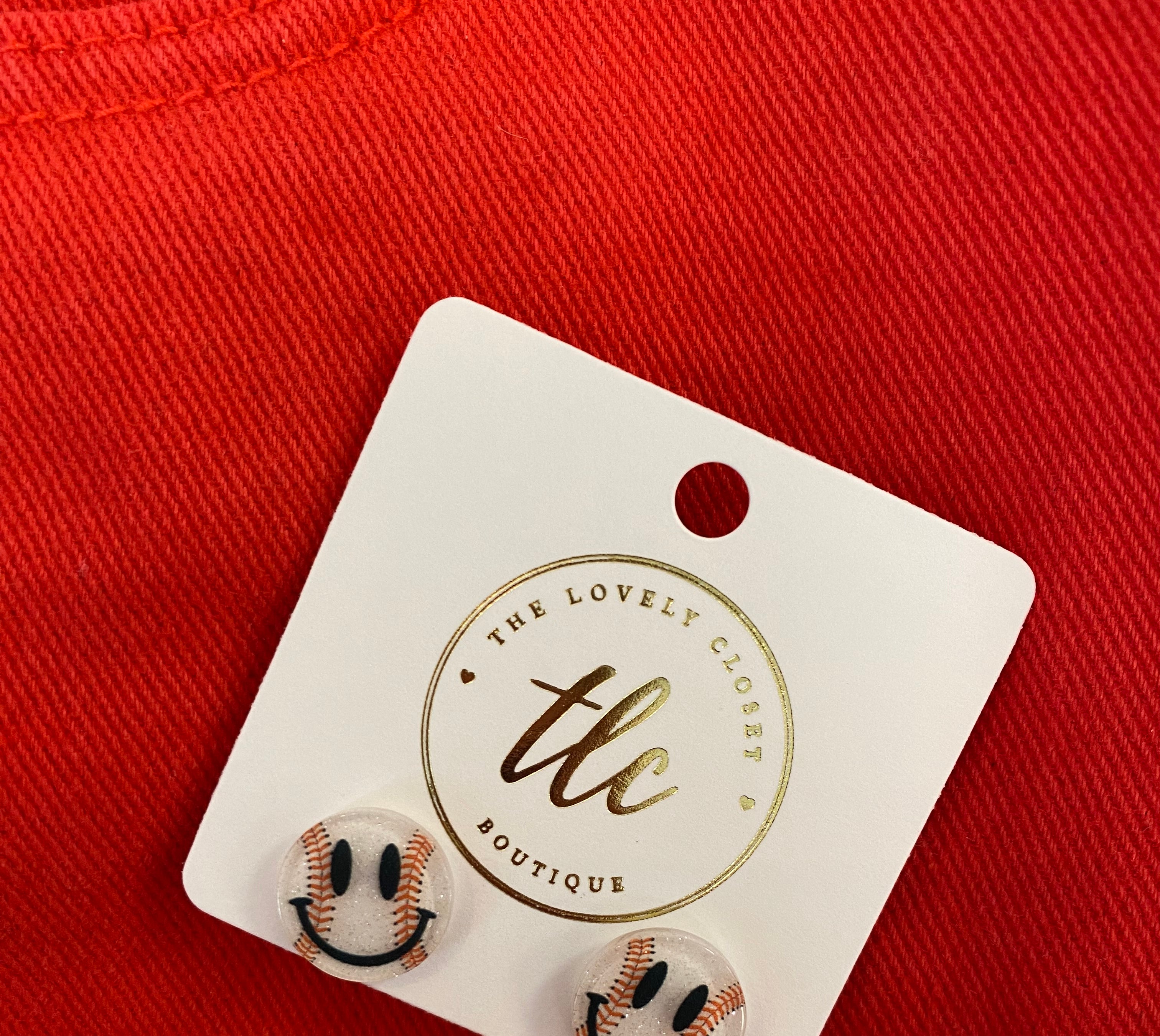 Baseball Babe Earrings-The Lovely Closet-The Lovely Closet, Women's Fashion Boutique in Alexandria, KY