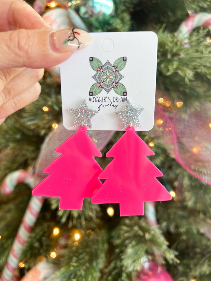 Star On Top Of The Tree Earring-The Lovely Closet-The Lovely Closet, Women's Fashion Boutique in Alexandria, KY