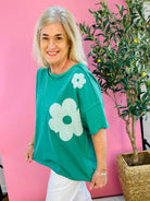 Spring Daisies Top-100 Short Sleeve Tops-The Lovely Closet-The Lovely Closet, Women's Fashion Boutique in Alexandria, KY