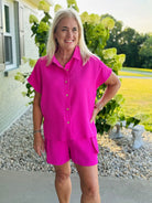 FINAL SALE - Walking in the Meadow Set - Pink-190 Rompers/Jumpsuits/Sets-The Lovely Closet-The Lovely Closet, Women's Fashion Boutique in Alexandria, KY