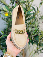 Corkys Faux Suede Literally Loafers - Camel-270 Shoes-The Lovely Closet-The Lovely Closet, Women's Fashion Boutique in Alexandria, KY